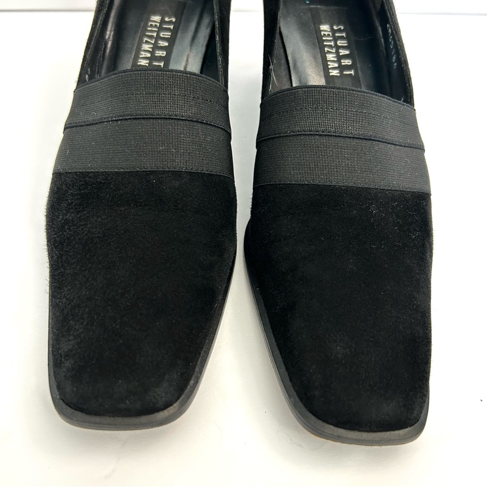 Stuart Weitzman VIntage Block heel, Square Toe Pump, size 10 AA - Picture 2 of 12
